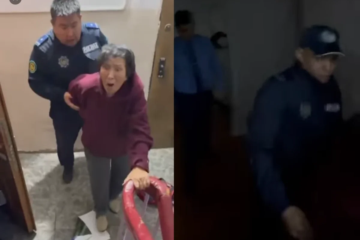 Полицейские вытолкнули пожилую женщину из квартиры и сломали ей рёбра (ВИДЕО)