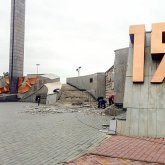 Неизвестные осквернили мемориал Славы героев войны в Усть-Каменогорске