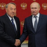 Как Нурсултан Назарбаев отметил день России