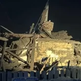 Жилой дом взорвался в Караганде