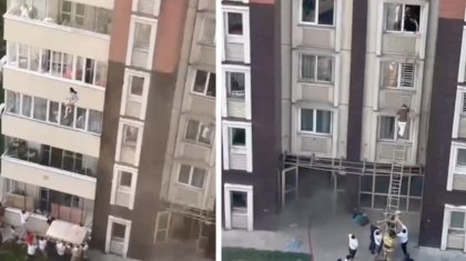 Сбрасывали из окон детей: в Алматы ликвидировали пожар в крупном ЖК