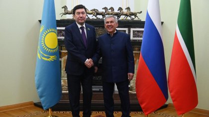 Расширение культурных связей обсудил спикер Мажилиса с руководством Татарстана
