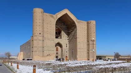 Как проходит реконструкция мавзолея Ходжи Ахмеда Яссауи