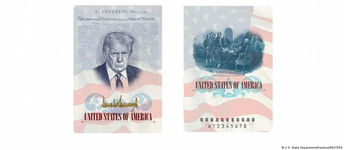 Паспорт с Трампом? В США обсуждают необычный дизайн к 250-летию независимости