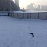 Дыру обнаружили на мосту в Нур-Султане