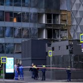 Новая атака беспилотников: поврежден фасад башни в «Москва-Сити»
