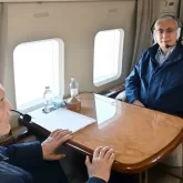 Токаев совершил облет подтопленных территорий СКО
