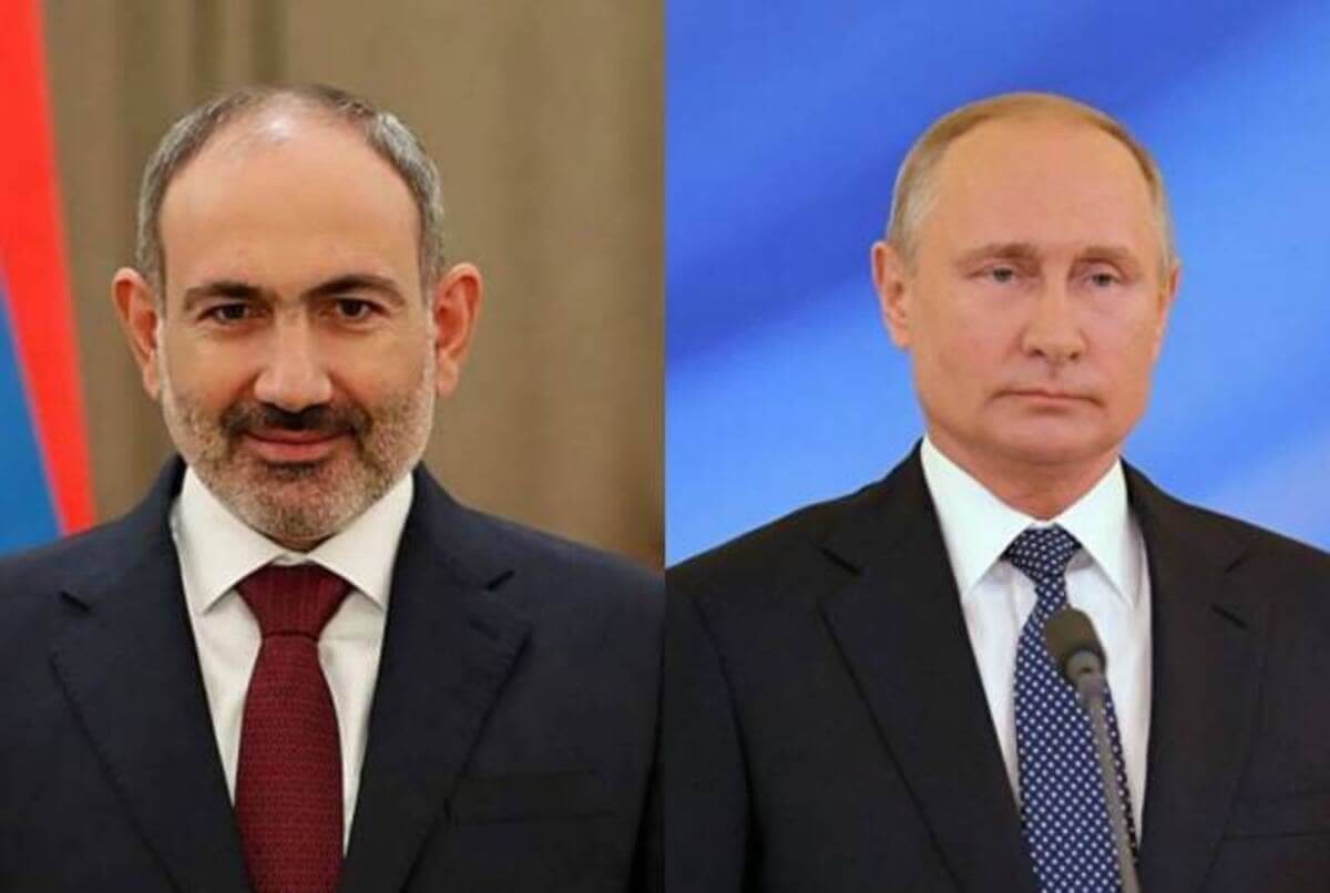 Никол Пашинян направил письмо Владимиру Путину