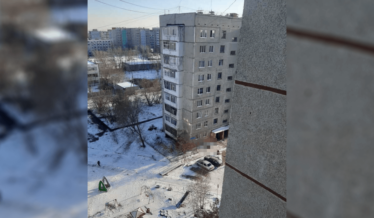 Женщина выпрыгнула из окна 9 этажа в Костанае