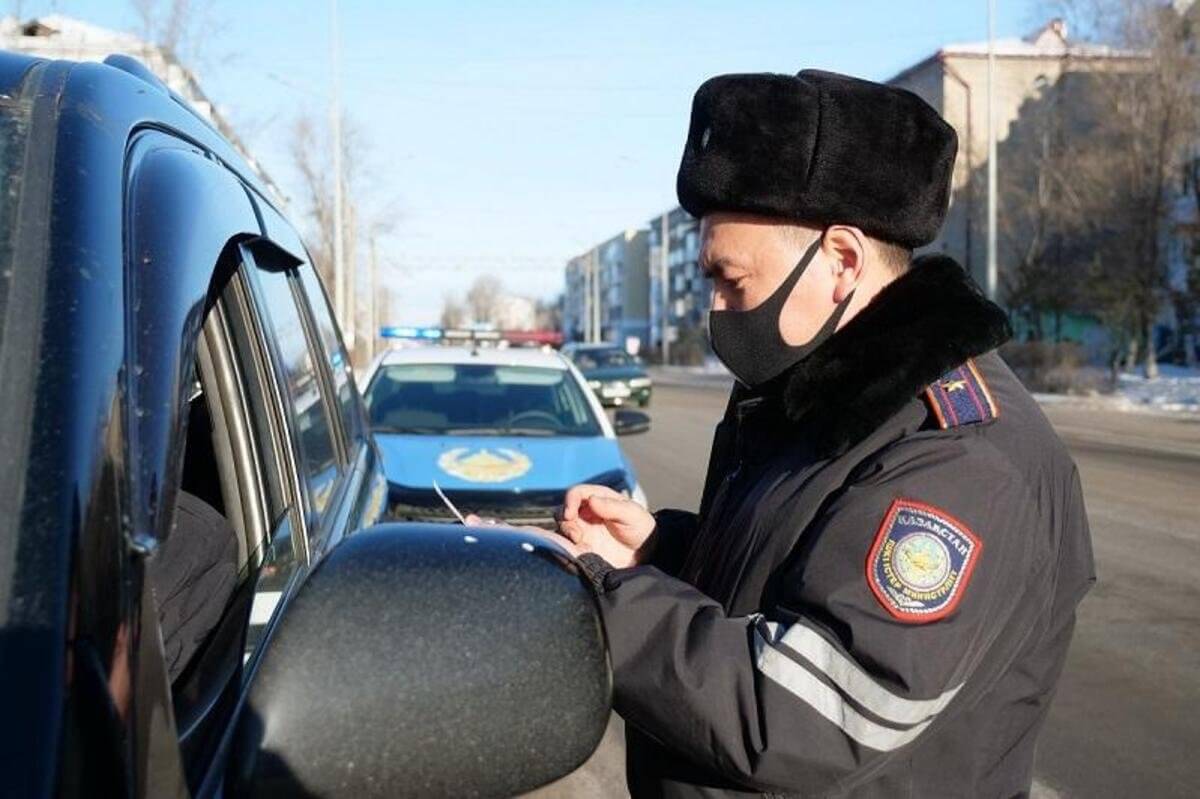 Тысячи водителей наказали в Павлодарской области