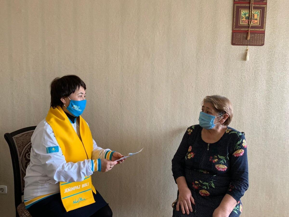 Зерендіде нұротандықтар үгіт-насихат жұмыстарын канвассинг әдісі арқылы жүргізуде