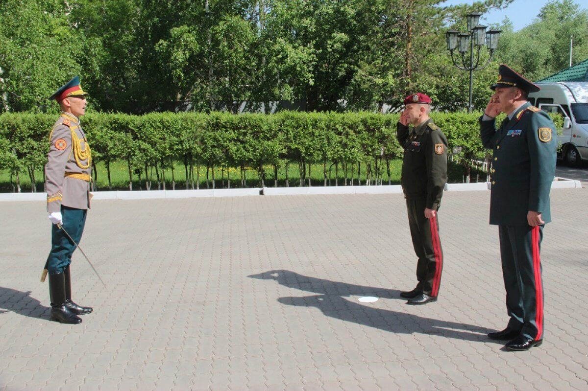 Беларусь әскери делегациясы Қазақстанға келді