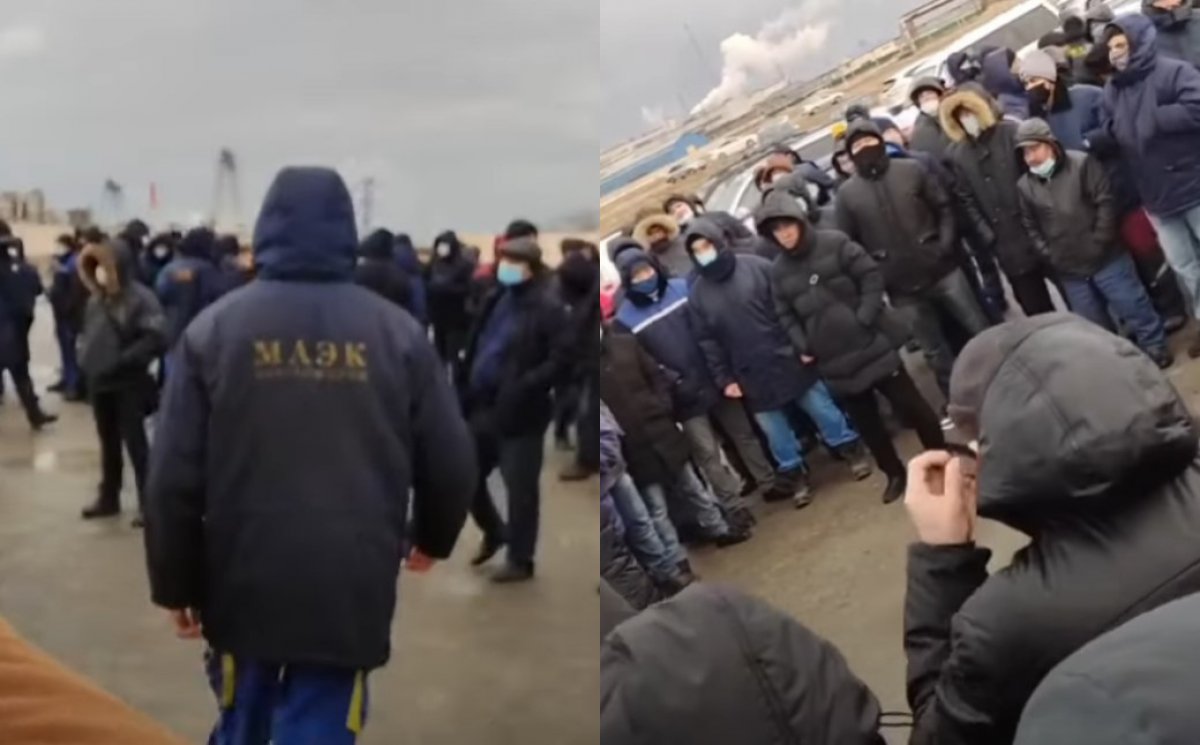 Мангистау снова бастует, люди требуют 100-процентного повышения зарплат