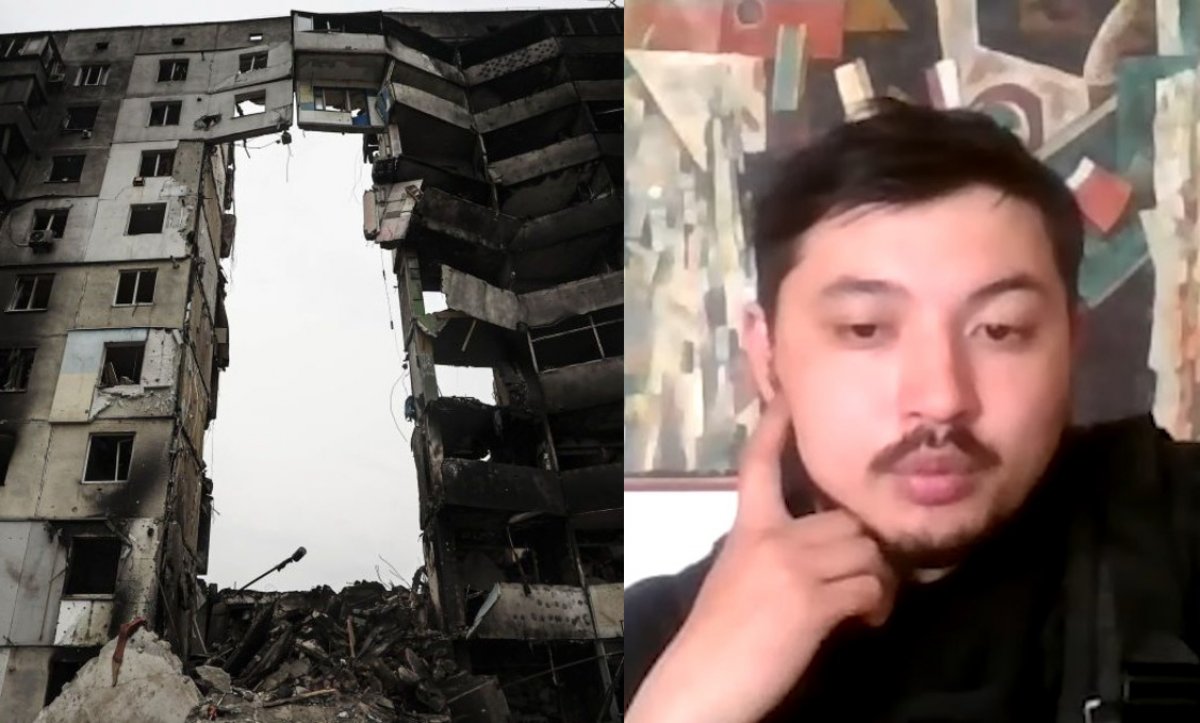 Казах встал на защиту Киева