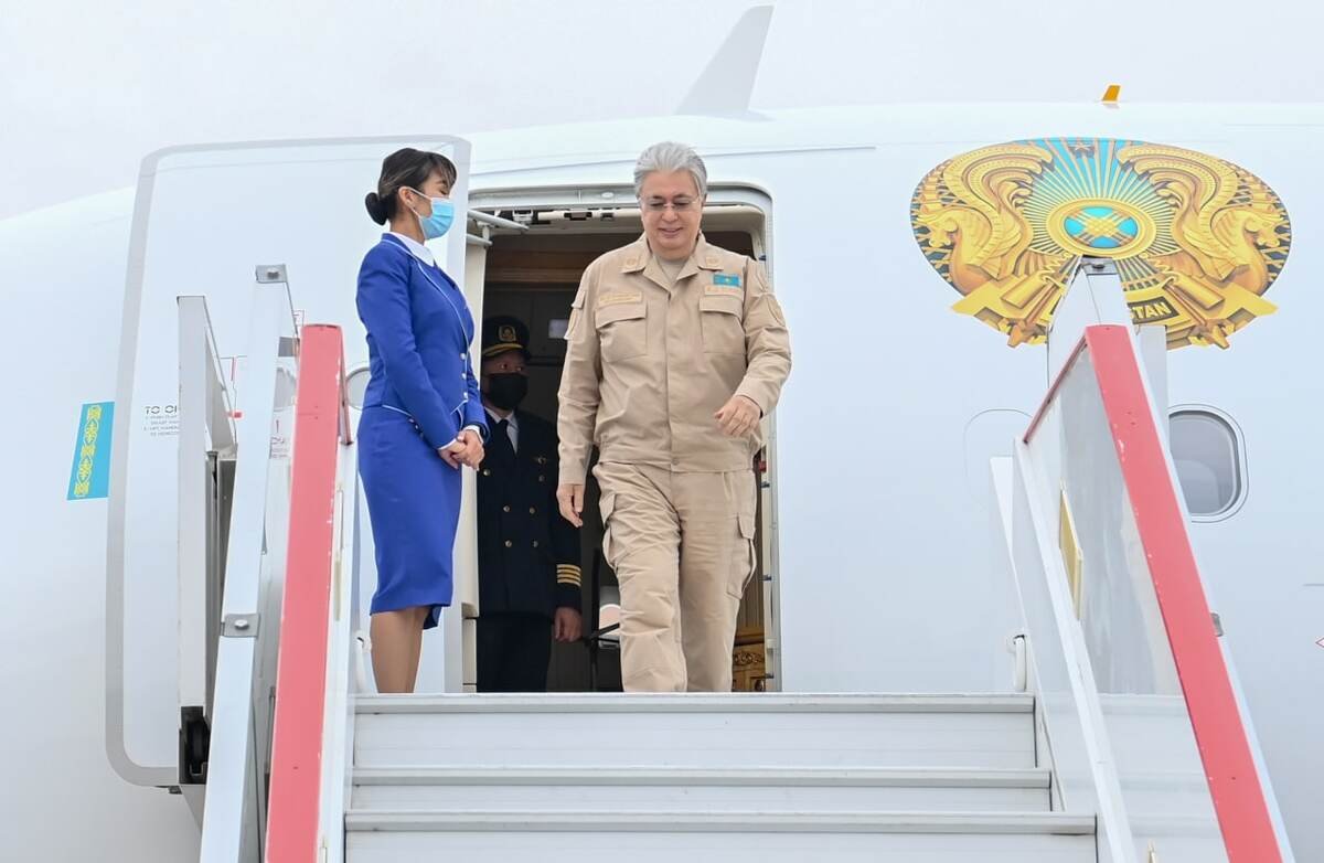 Токаев прибыл в Костанайскую область